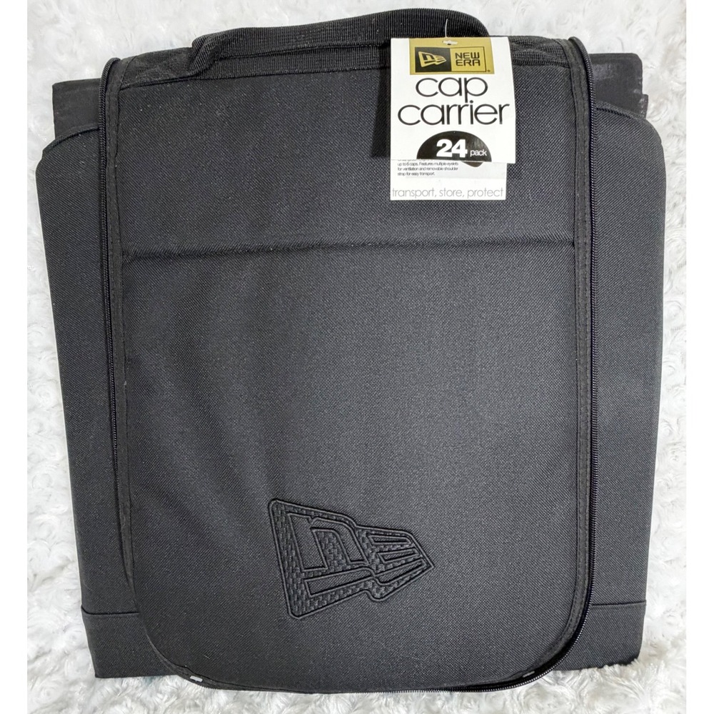 New Era Cap Carrier 24 Pack Black Hat Storage Bag Case Travel Organizer